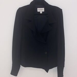 Holt Renfrew Collection buttoned down blazer with belt loops Size 8
